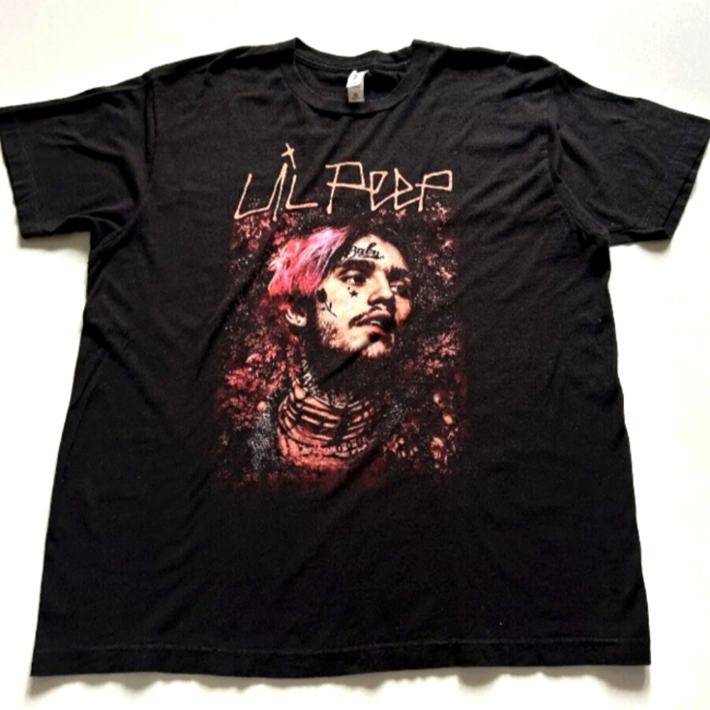 Men's Lil Peep Memorial Graphic T-Shirt